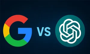 Chatgpt GPTbot ile internet sitesi tarama sayısında Google'ı geçti Google logosu vs Chatpt logosu. Chatgpt GPTbot ile internet sitesi tarama sayısında Google'ı geçti başlıklı makale için öne çıkan görsel.
