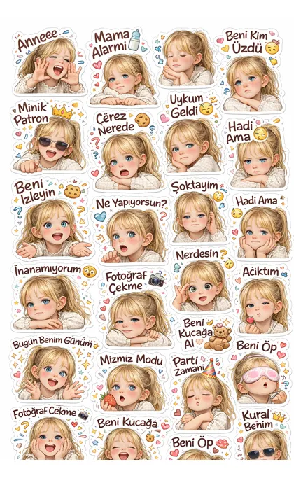 Whatsapp Tarzı Sticker Yapma Promptu Whatsapp Sticker'ı Yapma Promptu ile üretilmiş örnek bir görsel.