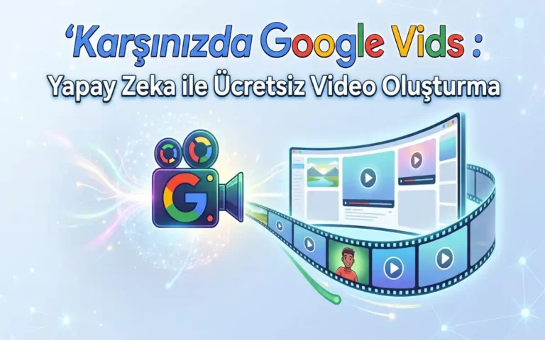 Karşınızda Google Vids : Yapay Zeka ile Ücretsiz Video Oluşturma Karşınızda Google Vids Yapay Zeka ile Ücretsiz Video Oluşturma başlıklı öne çıkan görsel