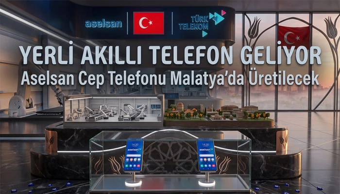 Promptlar - Yapay Zeka İçerik Merkezi Yerli Akıllı Telefon Geliyor Aselsan Cep Telefonu Malatya'da Üretilecek başlıklı öne çıkan görsel.