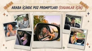 Araba İçinde Poz Promptları (Kadınlar İçin) başlıklı öne çıkan görsel.