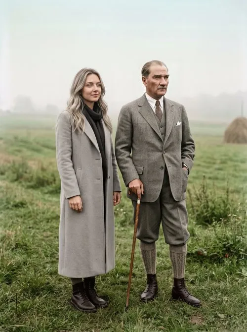 Atatürk İle Kutlama ve 29 Ekim Promptları Ataturk Ile Beraber Fotograf Promptu