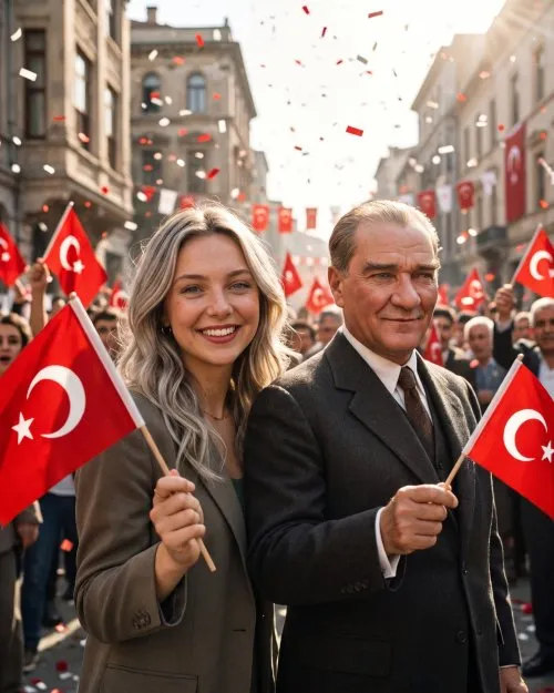 Atatürk İle Kutlama ve 29 Ekim Promptları Ataturk Ile Kutlama Promptu