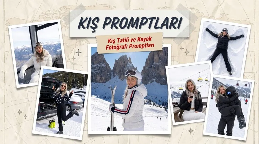 Kış Tatili ve Kayak Fotoğrafı Promptları Kış Tatili ve Kayak Fotoğrafı Promptları öne çıkan görsel.