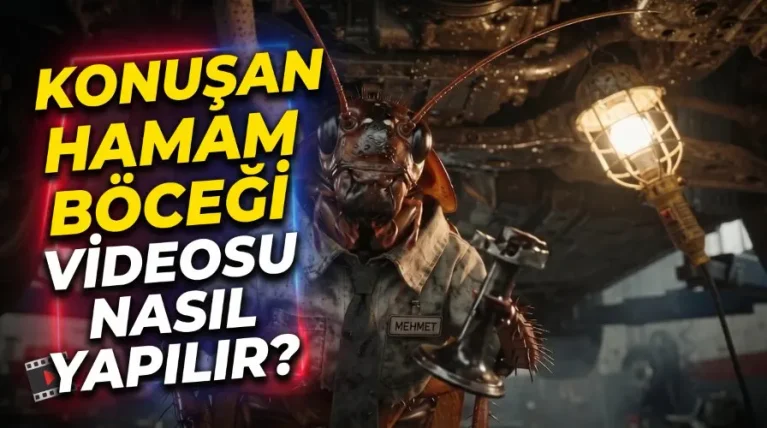 Konuşan Hamam Böceği Videosu Nasıl Yapılır? başlıklı kapak fotoğrafı.