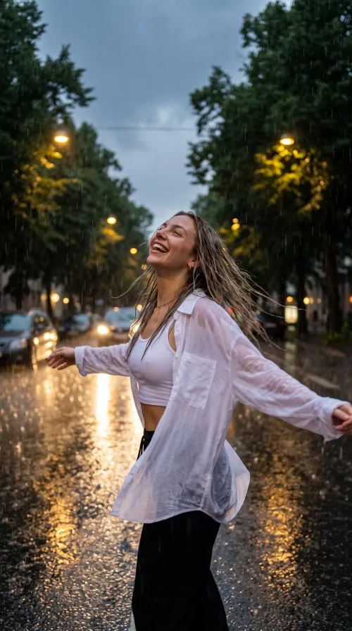 Yağmurlu Havada Çekilmiş Fotoğraf Promptları Sirilsiklam Islanmis Fotograf Promptu