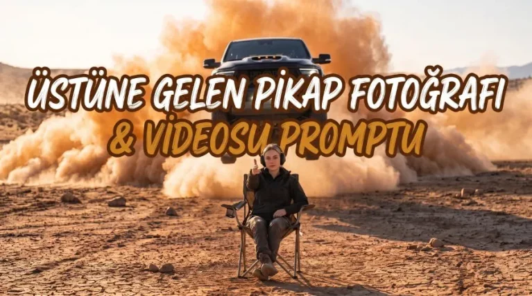 Ustune Gelen Pikap Fotografi Videosu Promptu